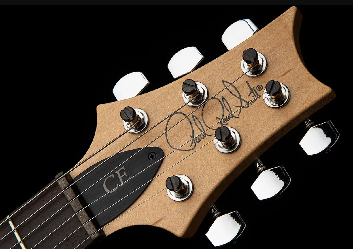 Prs Ce 24-08 Swamp Ash Ltd Bolt-on Usa 2h Trem Rw - Frost Blue Metallic - Double Cut E-Gitarre - Variation 3