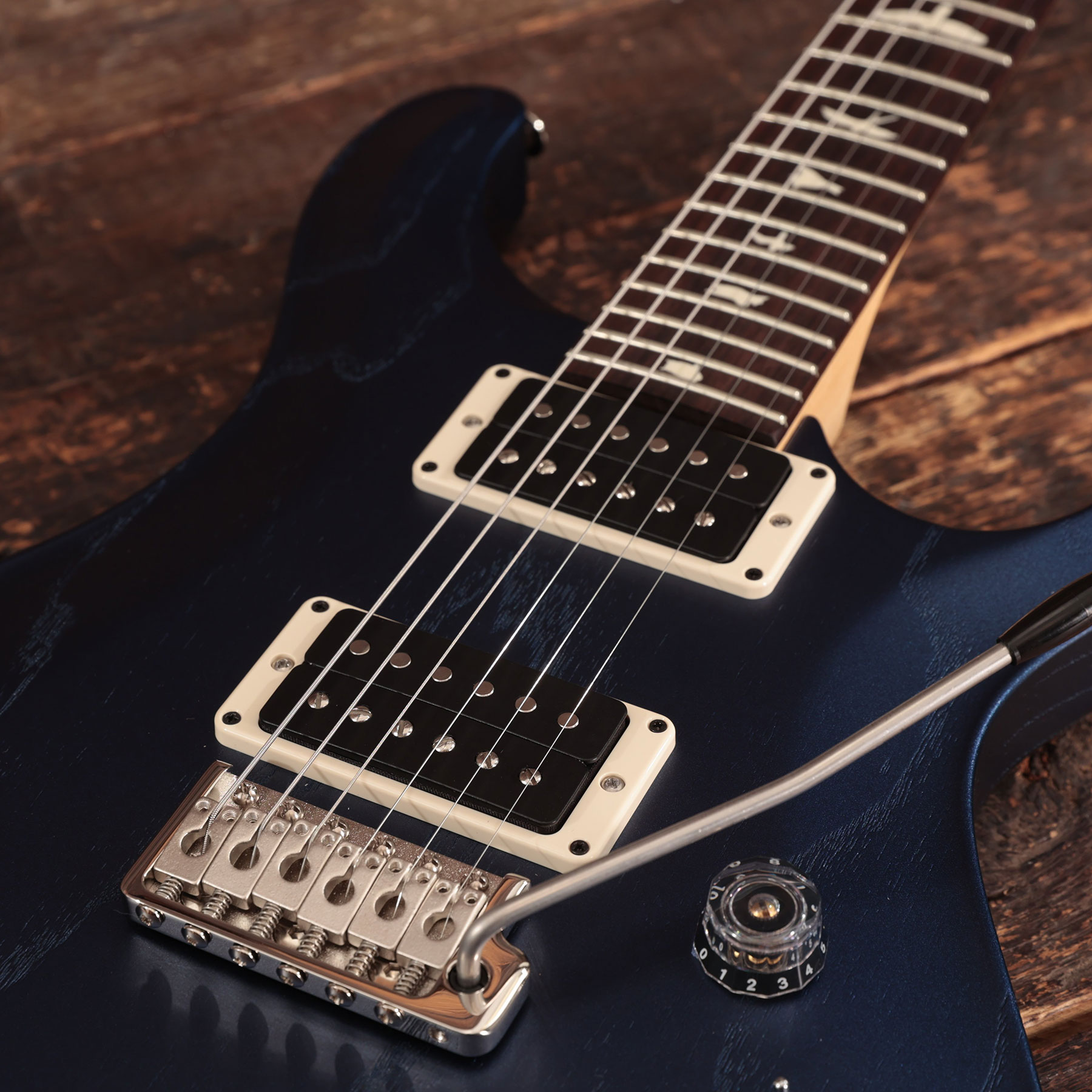 Prs Ce 24-08 Swamp Ash Ltd Bolt-on Usa 2h Trem Rw - Metallic Midnight - Double Cut E-Gitarre - Variation 5