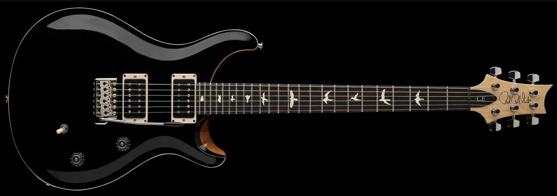 Prs Ce 24 Bolt-on Usa 2h Trem Rw - Black - Double Cut E-Gitarre - Variation 2