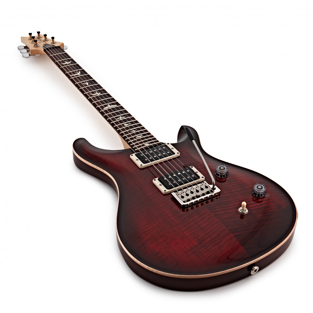 Prs Ce 24 Bolt-on Usa Hh Trem Rw - Fire Red Burst - Double Cut E-Gitarre - Variation 2
