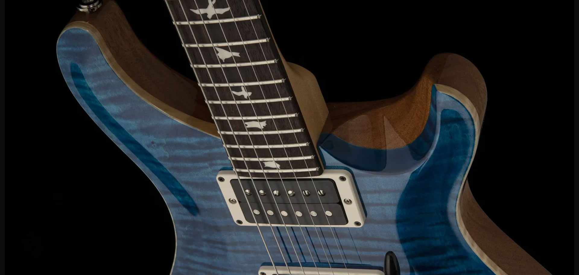 Prs Ce 24 Bolt-on Usa 2h Trem Rw - Blue Matteo - Double Cut E-Gitarre - Variation 2