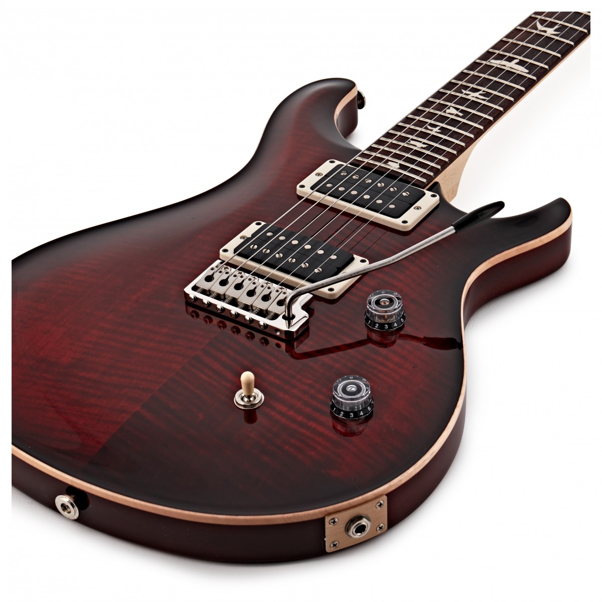 Prs Ce 24 Bolt-on Usa Hh Trem Rw - Fire Red Burst - Double Cut E-Gitarre - Variation 3