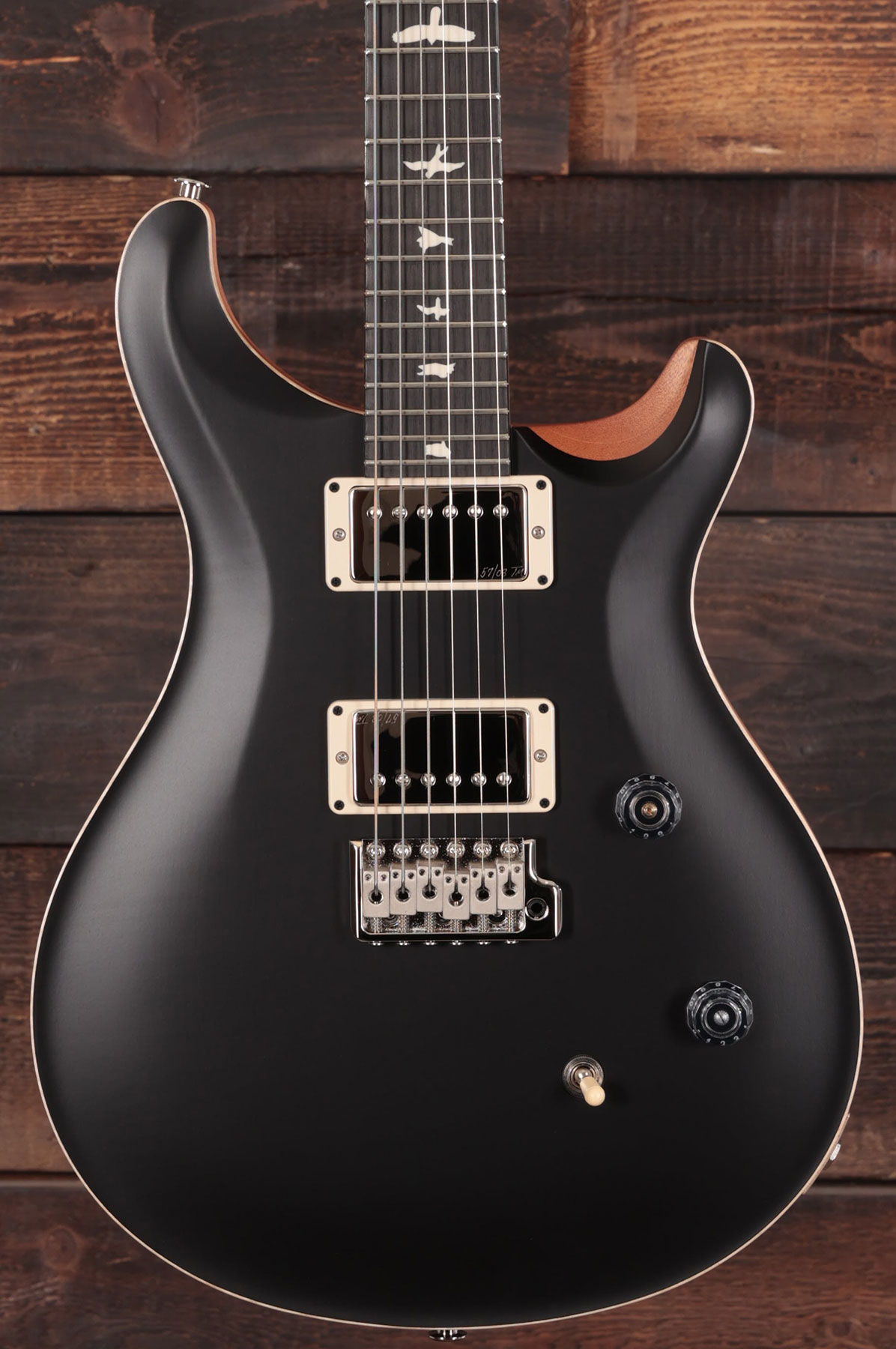 Prs Ce 24 Satin Bolt-on Usa Ltd 2h Trem Rw - Black - Double Cut E-Gitarre - Variation 1