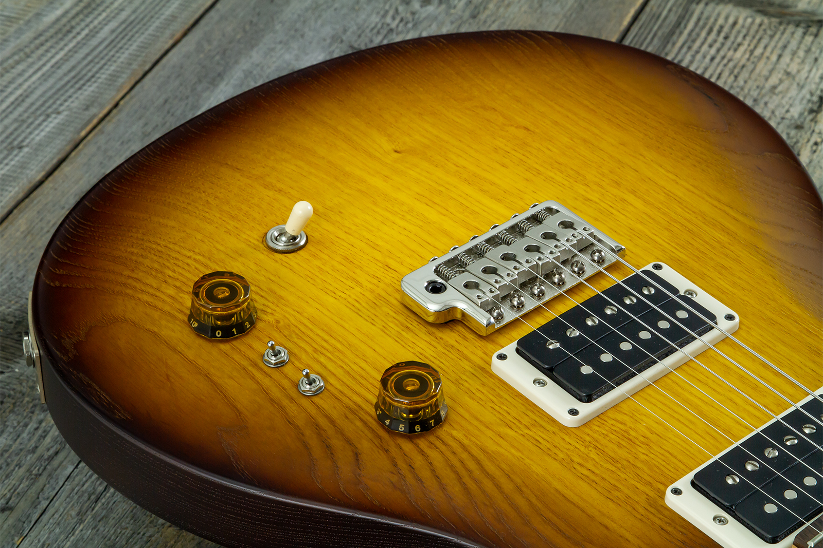 Prs Ce24-08 Swamp Ash Hand-signed Usa 2h Trem Rw #0397253 - Mccarty Tobacco Burst - Double Cut E-Gitarre - Variation 3