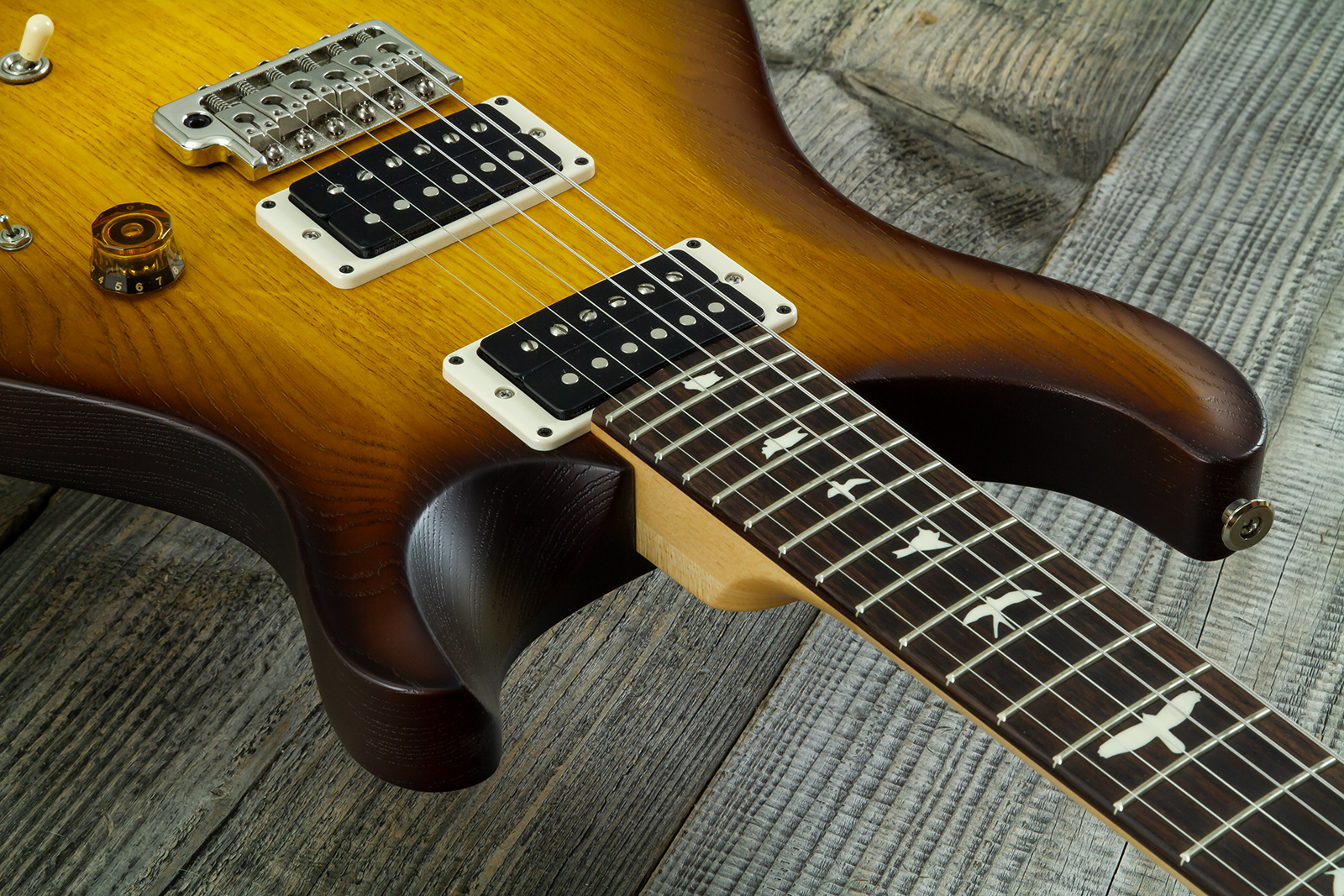 Prs Ce24-08 Swamp Ash Hand-signed Usa 2h Trem Rw #0397253 - Mccarty Tobacco Burst - Double Cut E-Gitarre - Variation 4