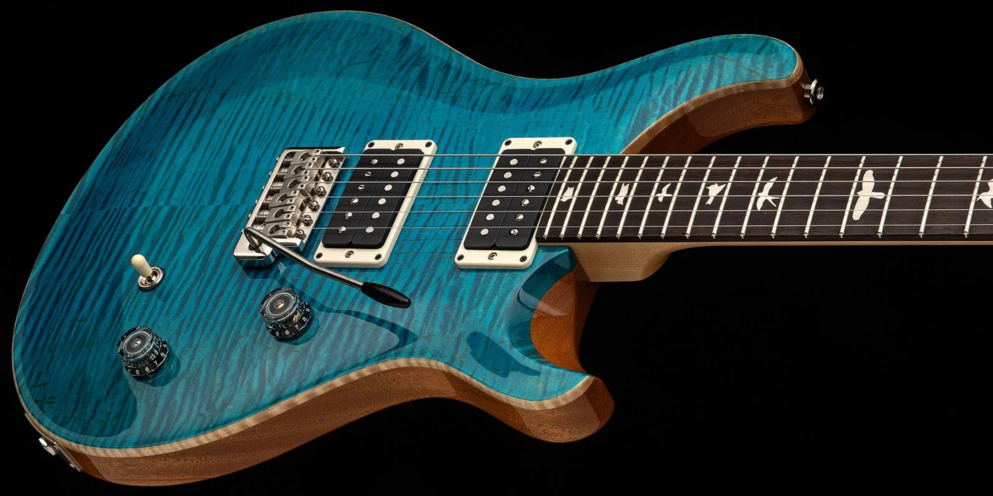 Prs Ce24 Bolt-on Usa 2h 85/15 Trem Rw - Carroll Blue - Double Cut E-Gitarre - Variation 2