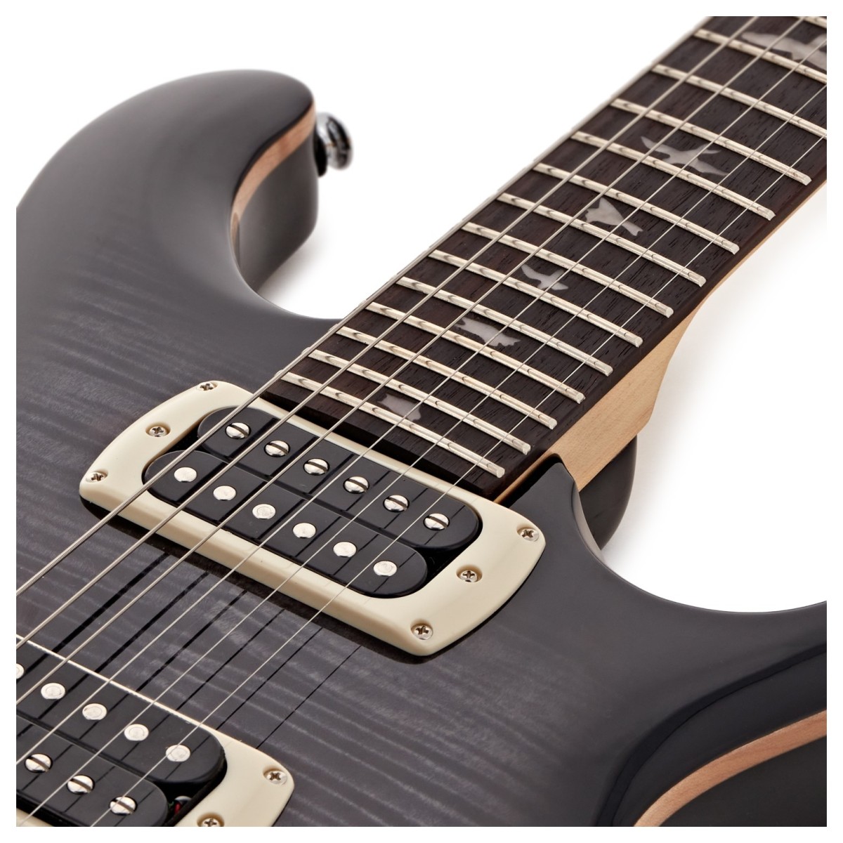 Prs Ce24 Se 2h Trem  Rw - Charcoal Burst - Double Cut E-Gitarre - Variation 11