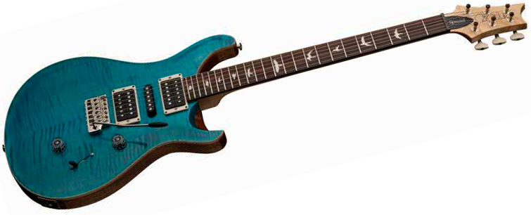 Prs Ce24 Special Ltd Bolt-on Usa 2h 85/15 Trem Rw - Carroll Blue - Double Cut E-Gitarre - Variation 1
