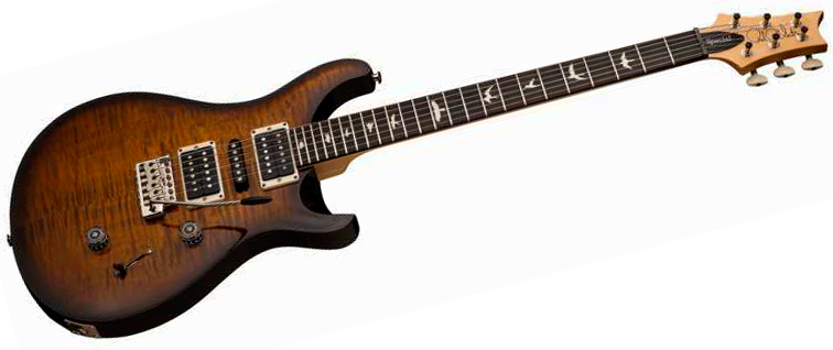 Prs Ce24 Special Ltd Bolt-on Usa Hsh Trem Rw - Black Amber - Double Cut E-Gitarre - Variation 1