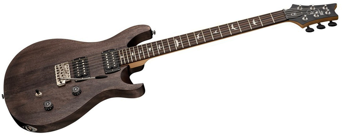 Prs Ce24 Standard Satin Se Bolt-on (wing Tuners) 2h Trem Rw - Charcoal - Double Cut E-Gitarre - Variation 1