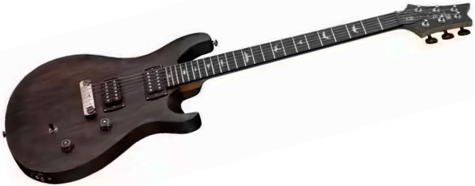 Prs Ce24 Standard Stoptail Satin Se Bolt-on 2h Trem Rw - Charcoal Burst - Double Cut E-Gitarre - Variation 2