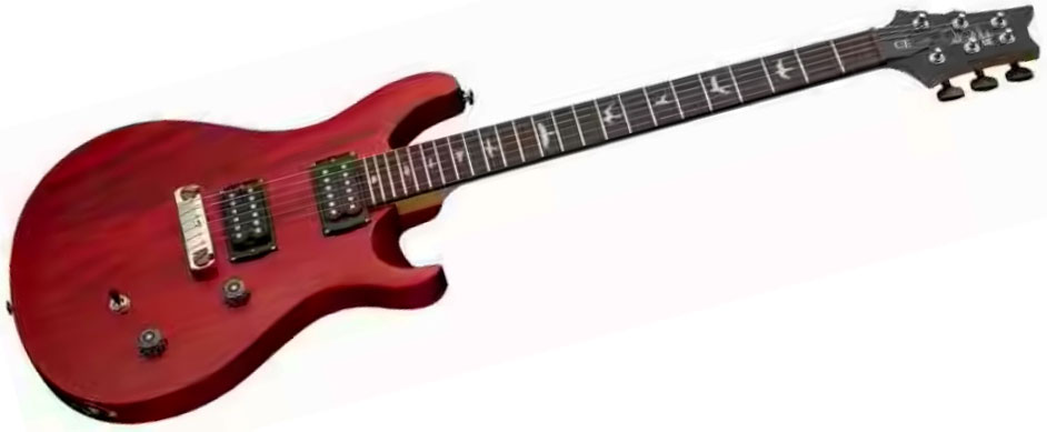Prs Ce24 Standard Stoptail Satin Se Bolt-on 2h Trem Rw - Vintage Cherry - Double Cut E-Gitarre - Variation 2