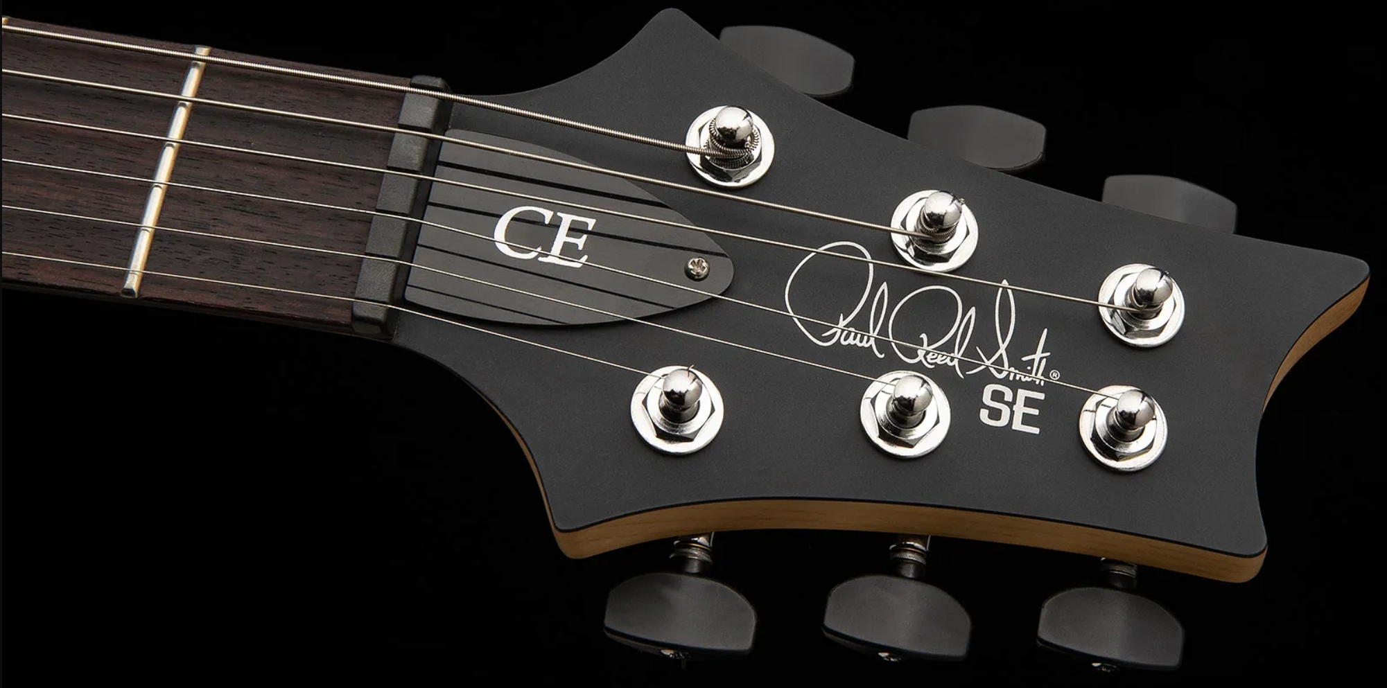 Prs Ce24 Standard Stoptail Satin Se Bolt-on 2h Trem Rw - Charcoal Burst - Double Cut E-Gitarre - Variation 5