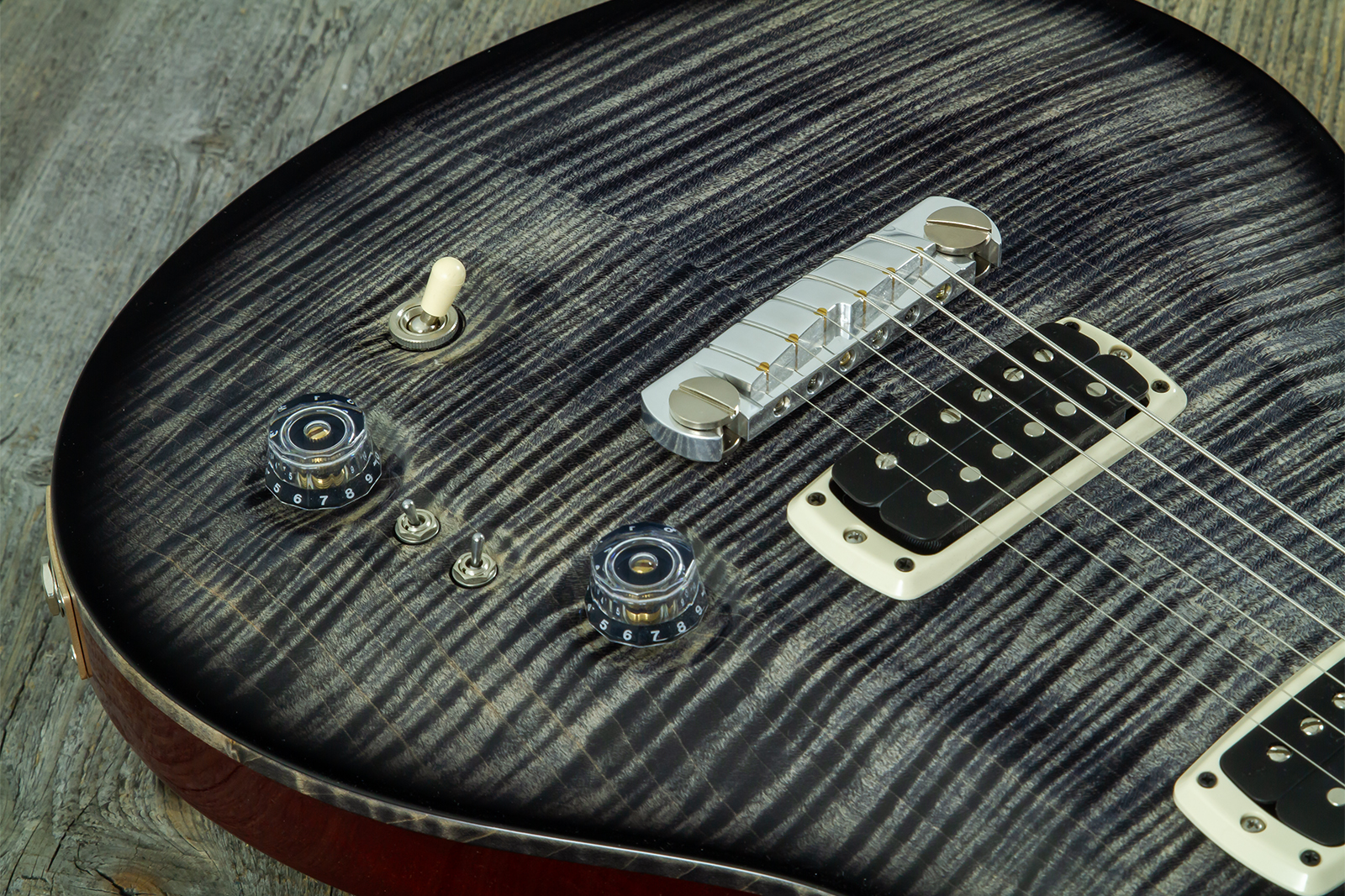 Prs Charcoal Phoenix Ltd Usa 2h Ht Rw - Grey - E-Gitarre in Str-Form - Variation 11