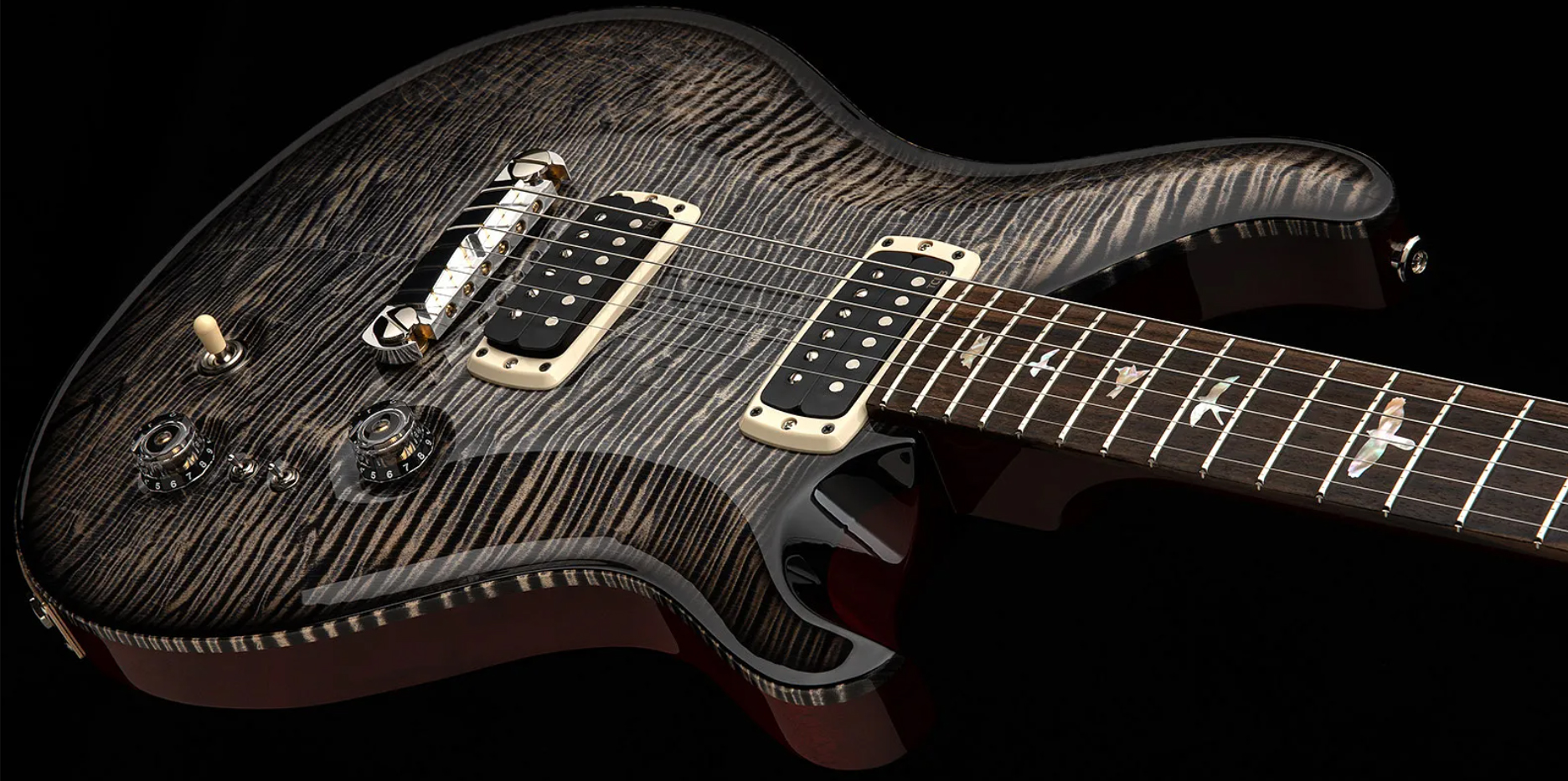 Prs Charcoal Phoenix Ltd Usa 2h Ht Rw - Grey - E-Gitarre in Str-Form - Variation 1
