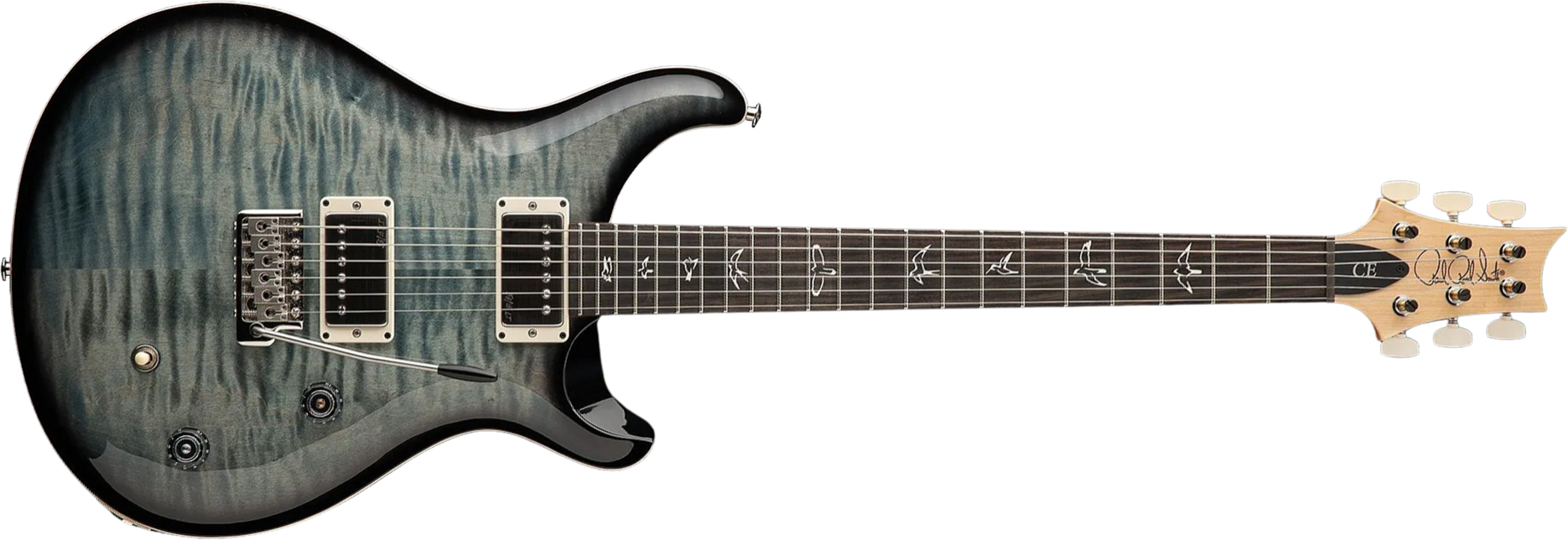 Prs Ce 22 Bolt-on Usa Ltd 2h Trem Rw - Faded Blue Smokeburst - Double Cut E-Gitarre - Main picture