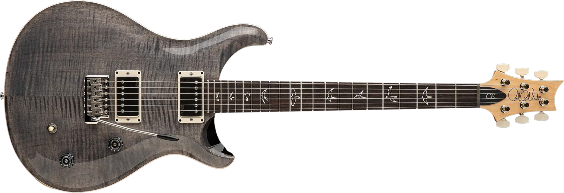 Prs Ce 22 Bolt-on Usa Ltd 2h Trem Rw - Faded Gray Black - Double Cut E-Gitarre - Main picture