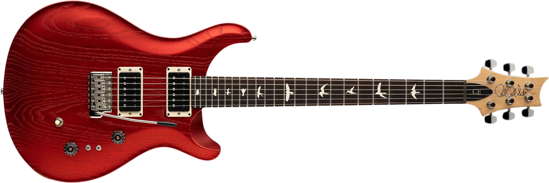 Prs Ce 24-08 Swamp Ash Ltd Bolt-on Usa 2h Trem Rw - Red Apple Metallic - Double Cut E-Gitarre - Main picture