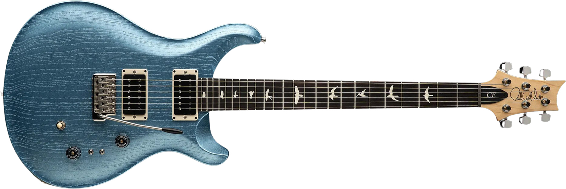 Prs Ce 24-08 Swamp Ash Ltd Bolt-on Usa 2h Trem Rw - Frost Blue Metallic - Double Cut E-Gitarre - Main picture