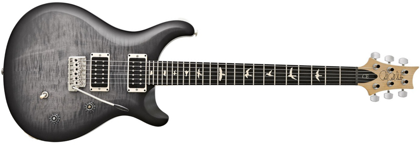 Prs Ce 24 Bolt-on Usa Hh Trem Rw - Faded Gray Black - Double Cut E-Gitarre - Main picture