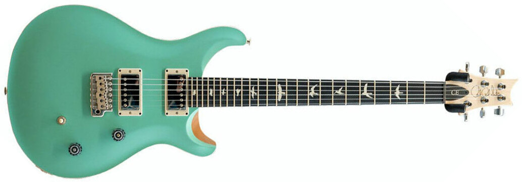 Prs Ce 24 Satin Bolt-on Usa Ltd 2h Trem Rw - Seafoam Green - Double Cut E-Gitarre - Main picture