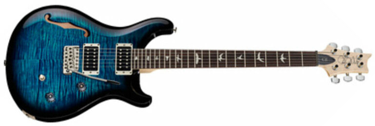 Prs Ce 24 Semi-hollow Bolt-on Usa Hh Trem Rw - Faded Blue Smokeburst - Double Cut E-Gitarre - Main picture