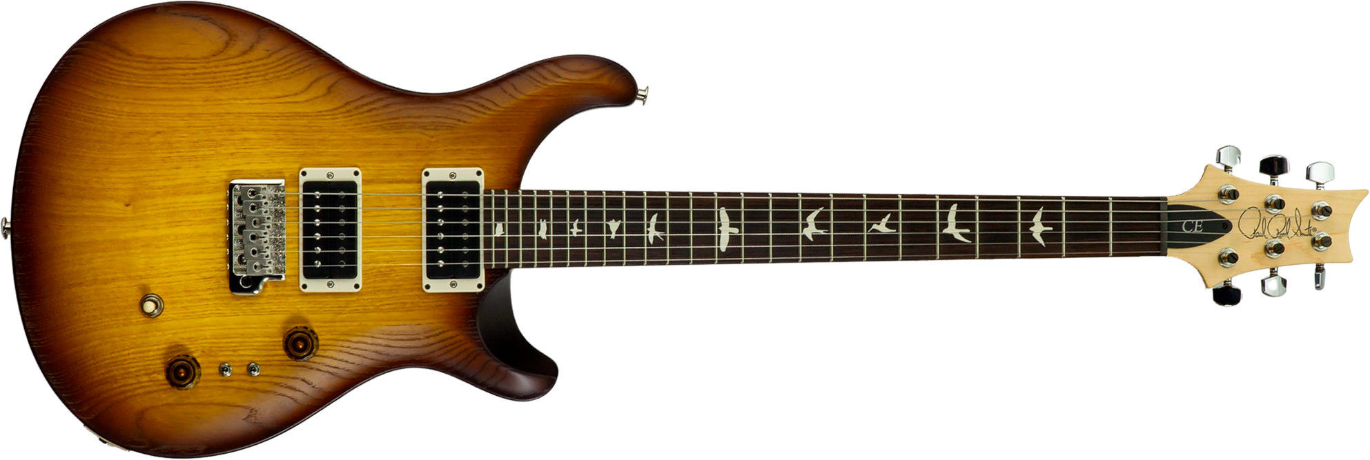 Prs Ce24-08 Swamp Ash Hand-signed Usa 2h Trem Rw #0397253 - Mccarty Tobacco Burst - Double Cut E-Gitarre - Main picture