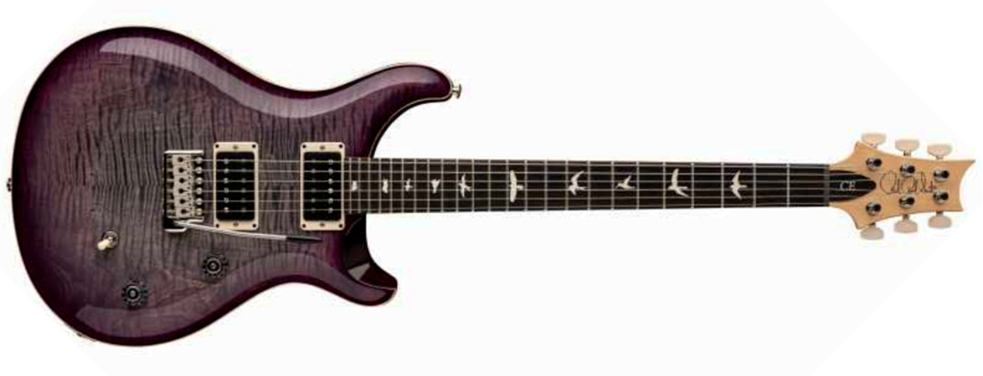 Prs Ce24 Bolt-on Usa 2h 85/15 Trem Rw - Faded Gray Black Purple Burst - Double Cut E-Gitarre - Main picture
