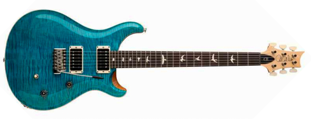Prs Ce24 Bolt-on Usa 2h 85/15 Trem Rw - Carroll Blue - Double Cut E-Gitarre - Main picture