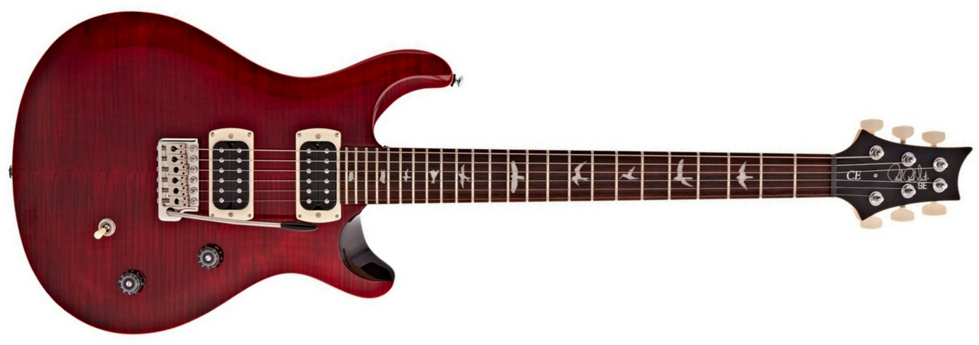 Prs Ce24 Se Bolt-on (wing Tuners) 2h Trem  Rw - Black Cherry - Double Cut E-Gitarre - Main picture