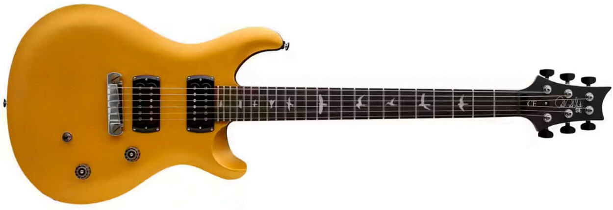 Prs Ce24 Standard Stoptail Satin Se Bolt-on 2h Trem Rw - Metallic Gold - Double Cut E-Gitarre - Main picture