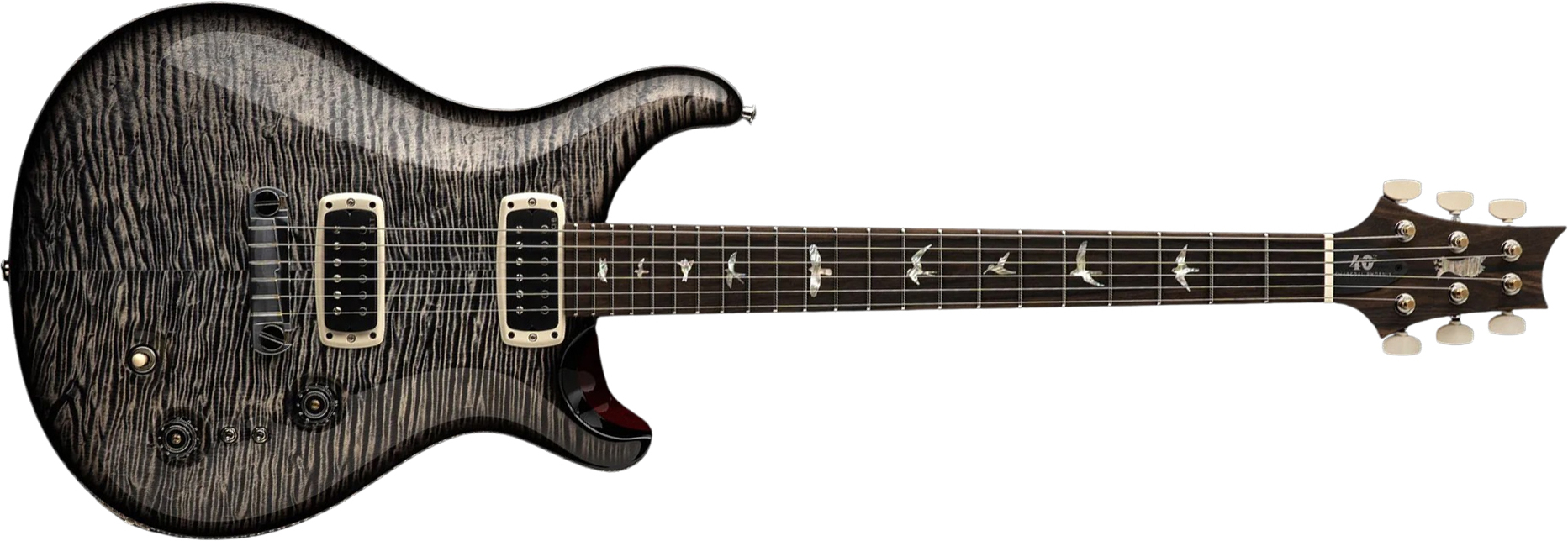 Prs Charcoal Phoenix Ltd Usa 2h Ht Rw - Grey - E-Gitarre in Str-Form - Main picture