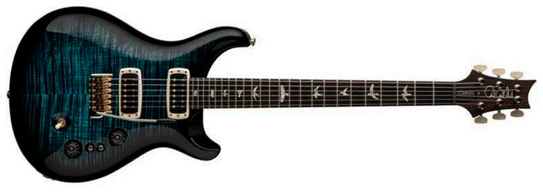 Prs Custom 24-08 Usa 2h Tci Trem Rw - Cobalt Smokeburst - Double Cut E-Gitarre - Main picture