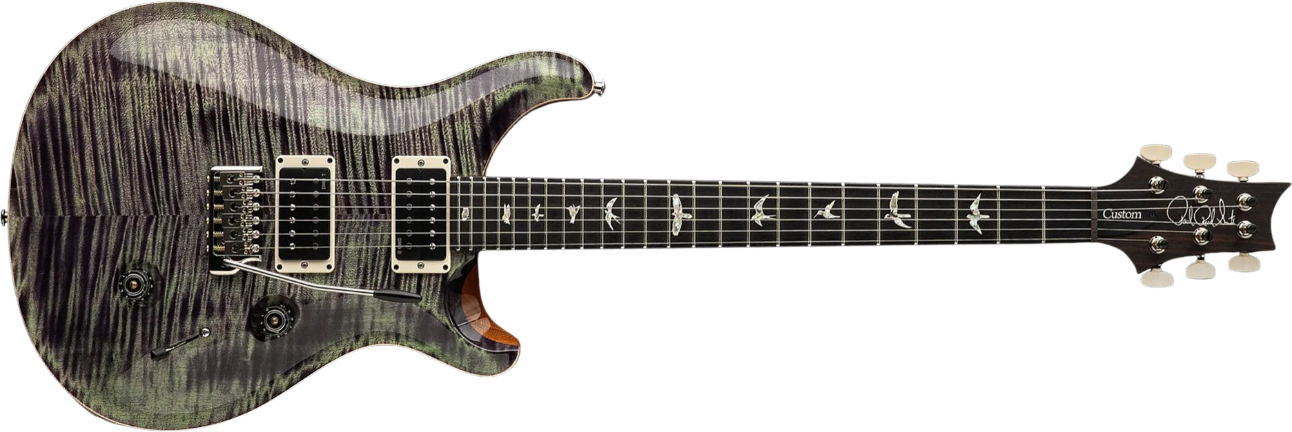 Prs Custom 24 Usa 2h Dmo Trem Rw - Aurora Borealis - Double Cut E-Gitarre - Main picture