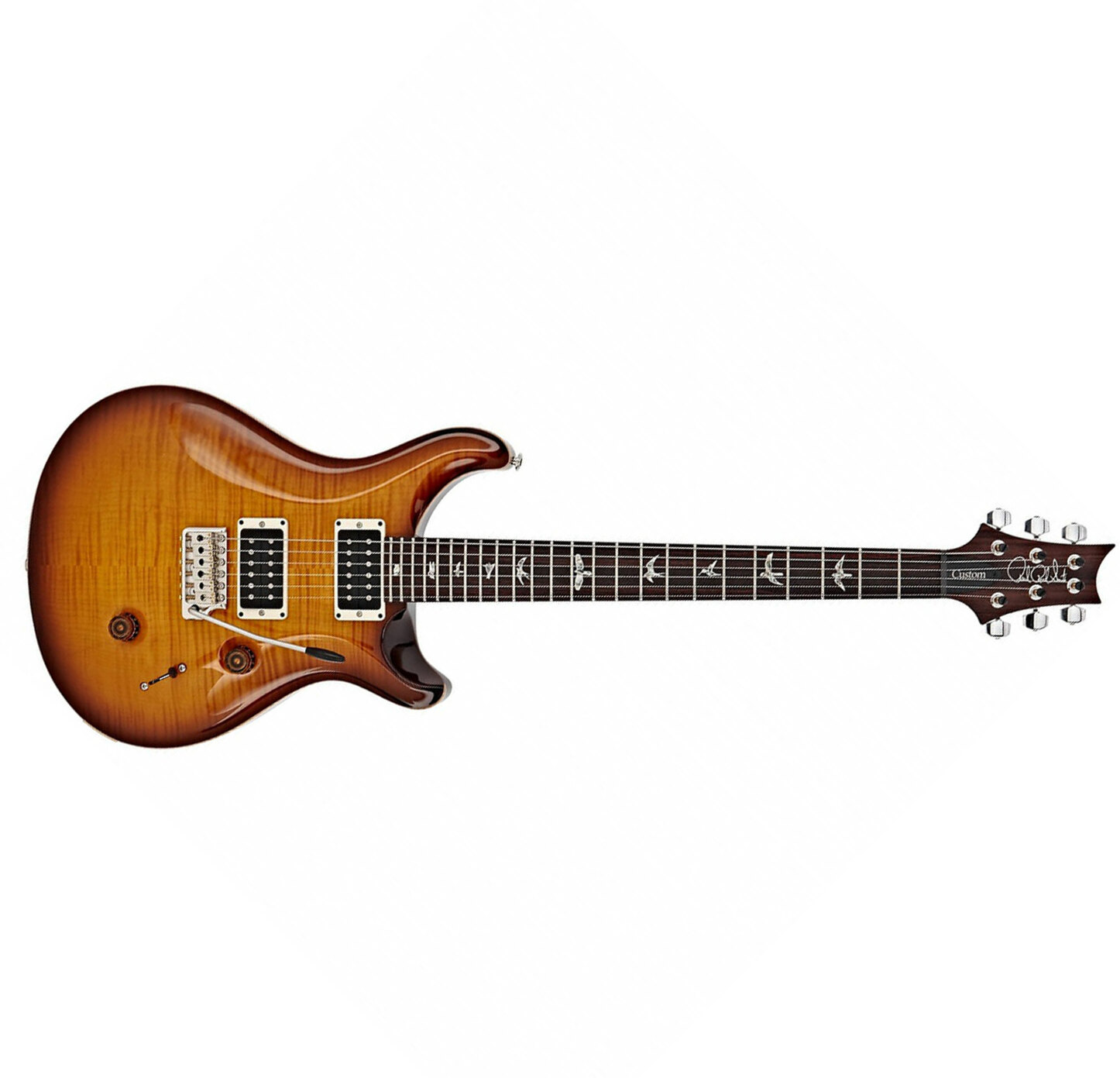 Prs Custom 24 Usa 2h Trem Rw - Mccarty Sunburst - Double Cut E-Gitarre - Main picture