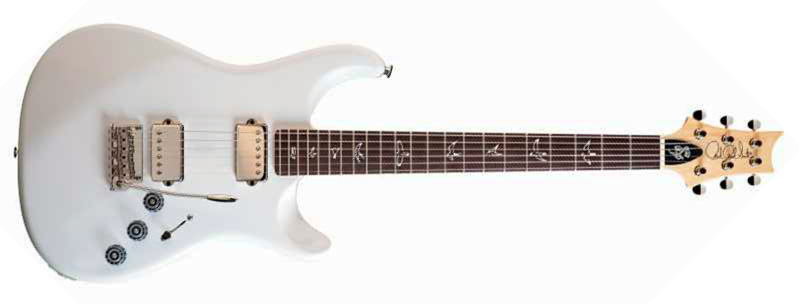 Prs Fiore Hh Bolt-on Usa 2h Trem Rw - Pearl White - Double Cut E-Gitarre - Main picture