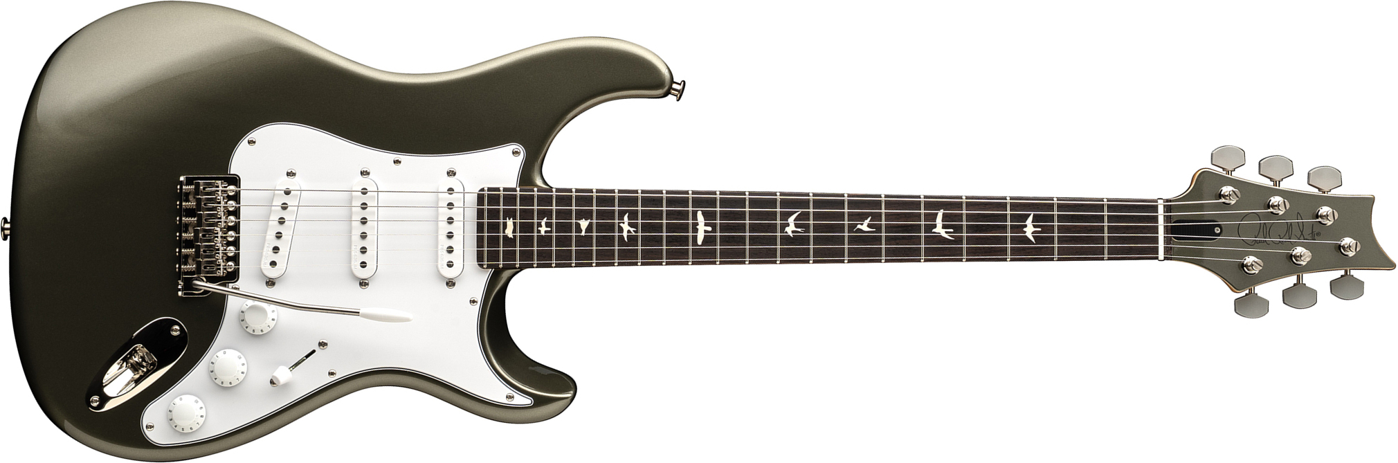 Prs John Mayer Silver Sky Defender Bolt-on Usa Ltd Trem 3s Rw - Willow Green - E-Gitarre in Str-Form - Main picture