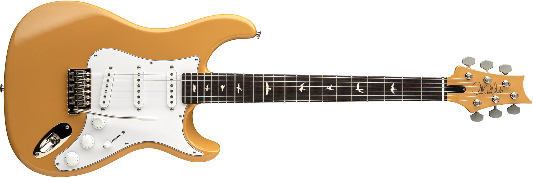 Prs John Mayer Silver Sky Defender Bolt-on Usa Ltd Trem 3s Rw - Sandglow Yellow - E-Gitarre in Str-Form - Main picture