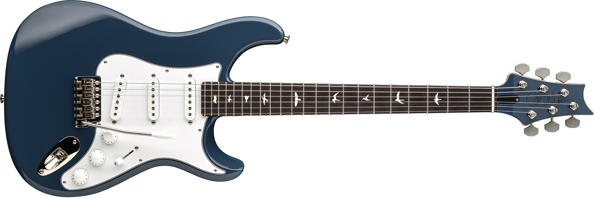 Prs John Mayer Silver Sky Defender Bolt-on Usa Ltd Trem 3s Rw - Arles Blue - E-Gitarre in Str-Form - Main picture