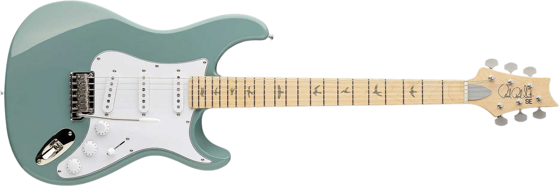 Prs John Mayer Silver Sky Maple Se Signature 3s Trem Mn - Stone Blue - E-Gitarre in Str-Form - Main picture