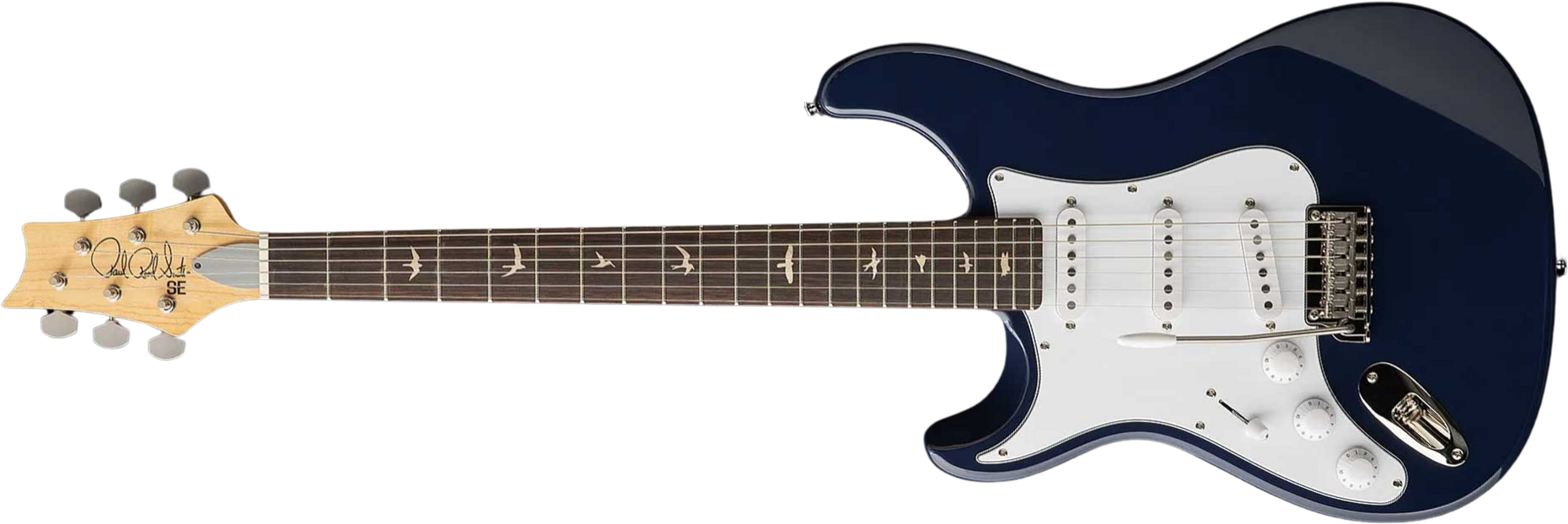 Prs John Mayer Silver Sky Rosewood Lh Se Signature Gaucher 3s Trem Rw - Trad Blue - E-Gitarre in Str-Form - Main picture