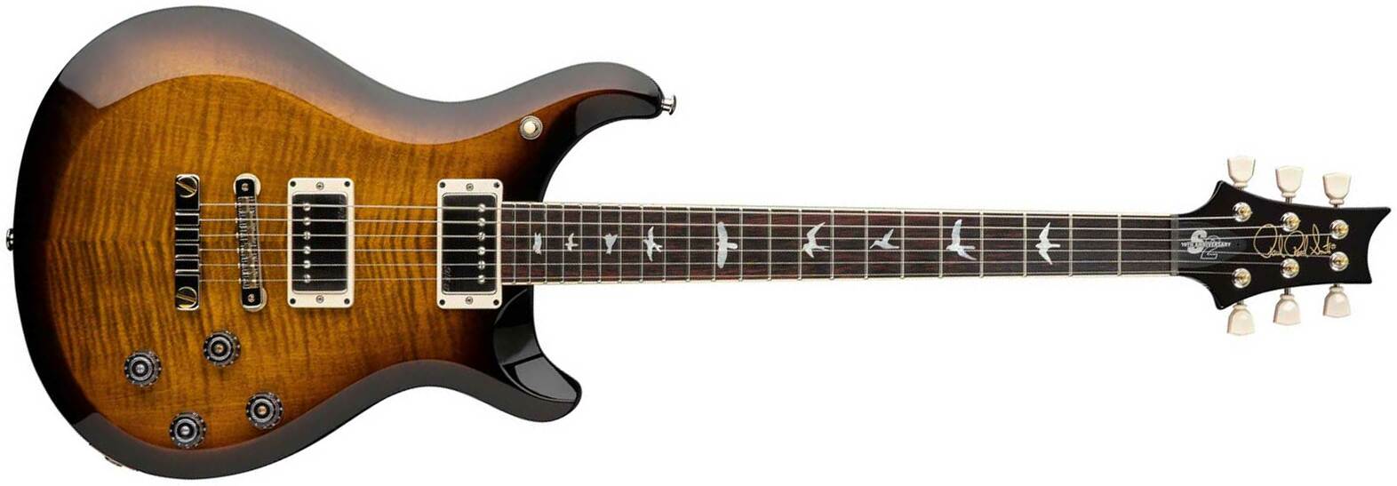 Prs Mccarty 594 10th Ltd S2 Usa 2h Ht Rw - Black Amber - Double Cut E-Gitarre - Main picture