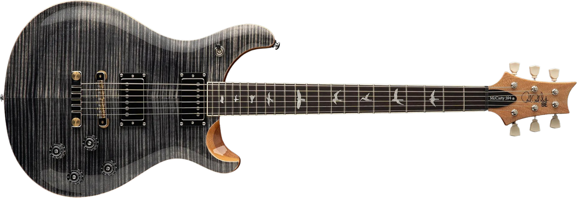Prs Mccarty 594 Se 2h Ht Rw - Charcoal - Double Cut E-Gitarre - Main picture