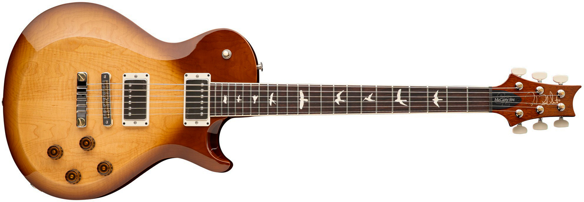 Prs Mccarty 594 Singlecut S2 Usa 2h 58/15lt Ht Rw - Vintage Natural - Single-Cut-E-Gitarre - Main picture