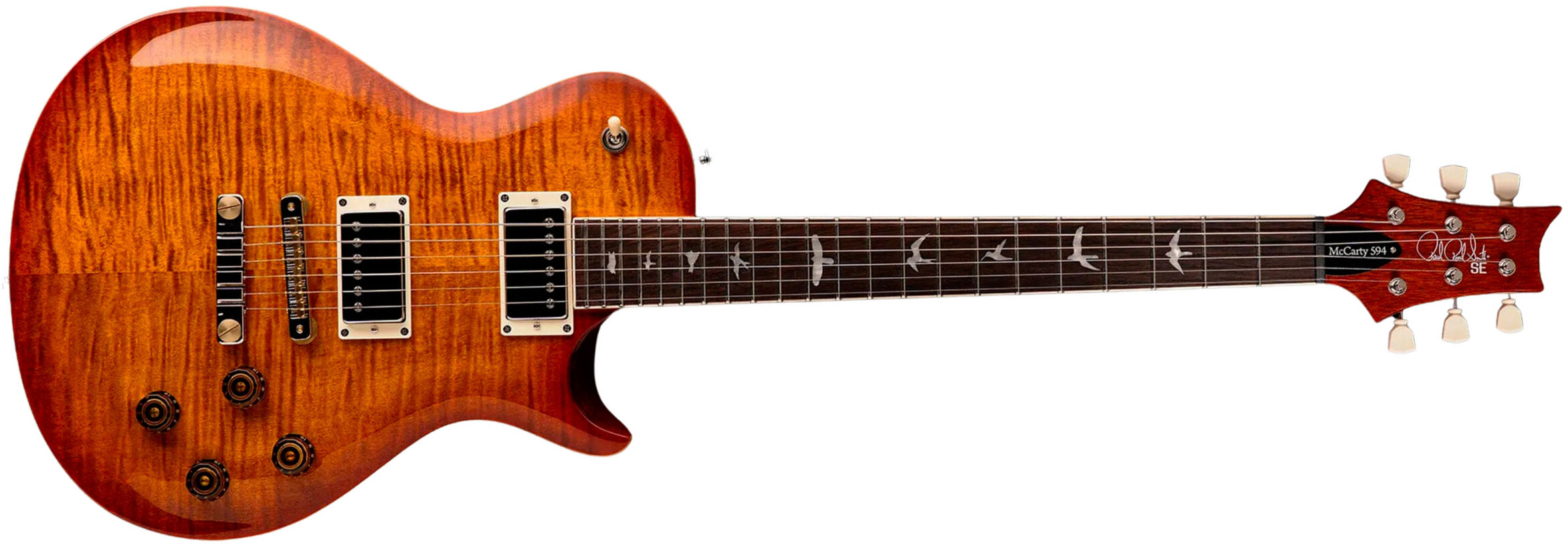 Prs Mccarty 594 Singlecut Se 2h Ht Rw - Vintage Sunburst - Single-Cut-E-Gitarre - Main picture