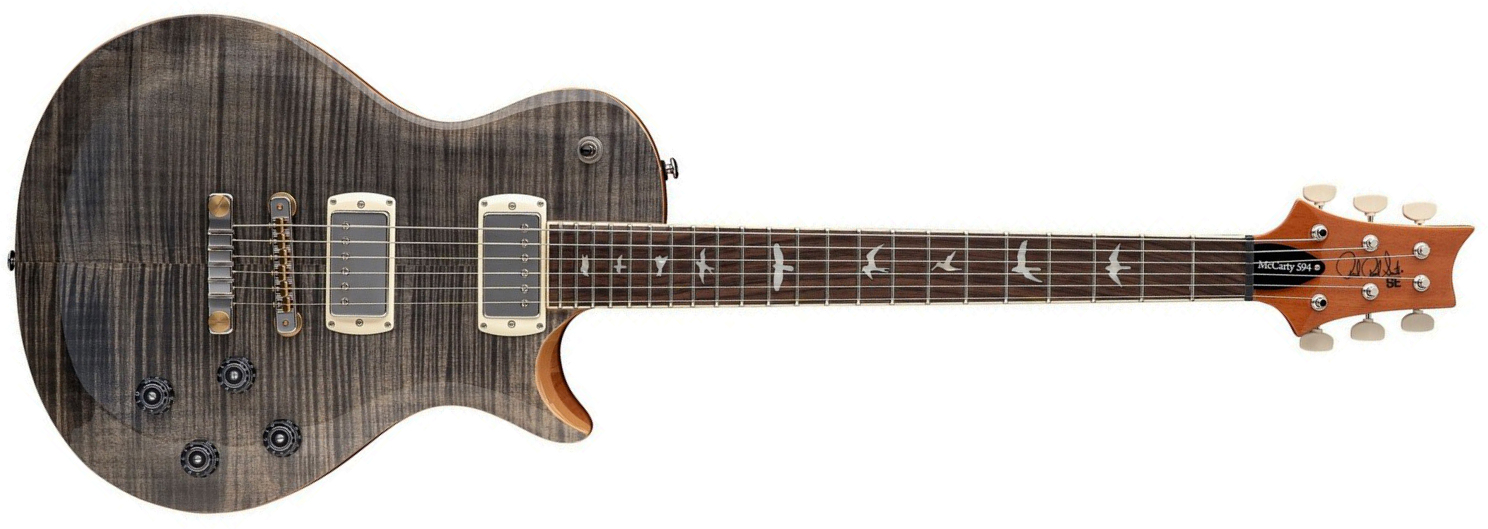 Prs Mccarty 594 Singlecut Se (wing Tuners) 2h Ht Rw - Charcoal - Double Cut E-Gitarre - Main picture