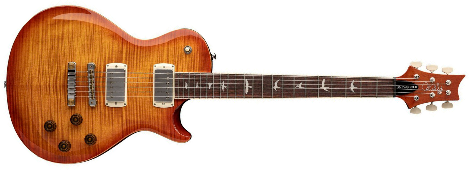 Prs Mccarty 594 Singlecut Se (wing Tuners) 2h Ht Rw - Vintage Sunburst - Single-Cut-E-Gitarre - Main picture
