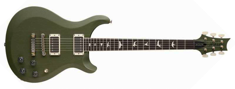 Prs Mccarty 594 Thinline S2 Usa 2h 58/15lt Ht Rw - Matcha Green Satin - Double Cut E-Gitarre - Main picture