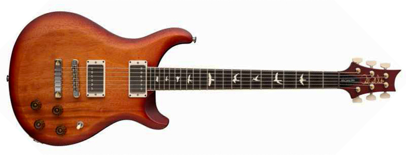 Prs Mccarty 594 Thinline S2 Usa 2h 58/15lt Ht Rw - Dark Cherry Sunburst Satin - Double Cut E-Gitarre - Main picture