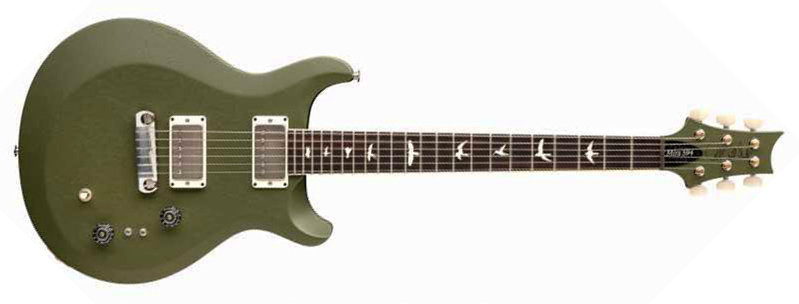 Prs Mira 594 Satin S2 Usa 2h Ht Rw - Matcha Green - Double Cut E-Gitarre - Main picture